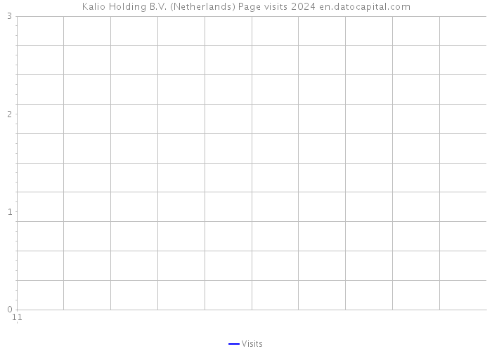 Kalio Holding B.V. (Netherlands) Page visits 2024 