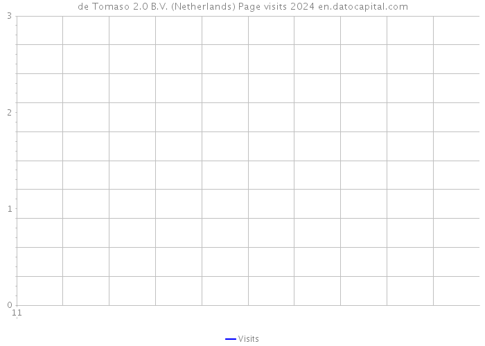 de Tomaso 2.0 B.V. (Netherlands) Page visits 2024 