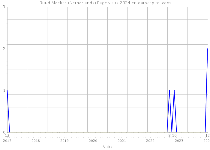 Ruud Meekes (Netherlands) Page visits 2024 