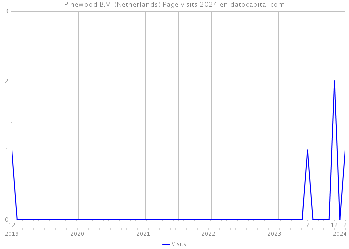 Pinewood B.V. (Netherlands) Page visits 2024 
