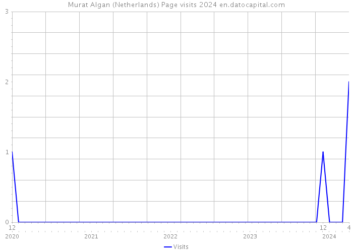 Murat Algan (Netherlands) Page visits 2024 