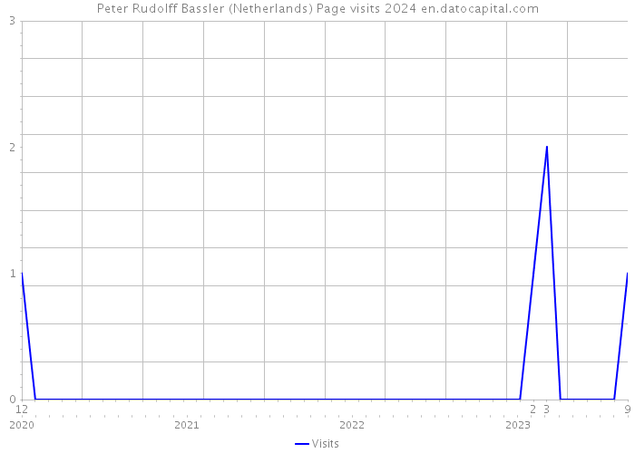 Peter Rudolff Bassler (Netherlands) Page visits 2024 