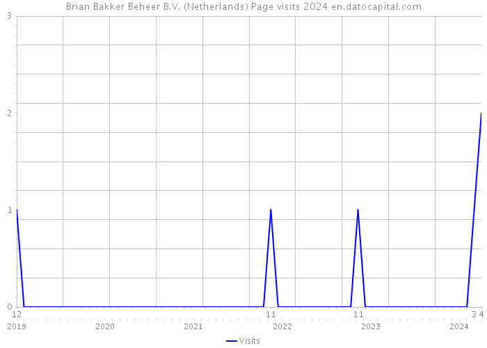 Brian Bakker Beheer B.V. (Netherlands) Page visits 2024 