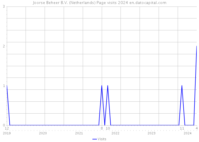 Joorse Beheer B.V. (Netherlands) Page visits 2024 
