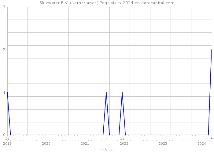 Bluewater B.V. (Netherlands) Page visits 2024 