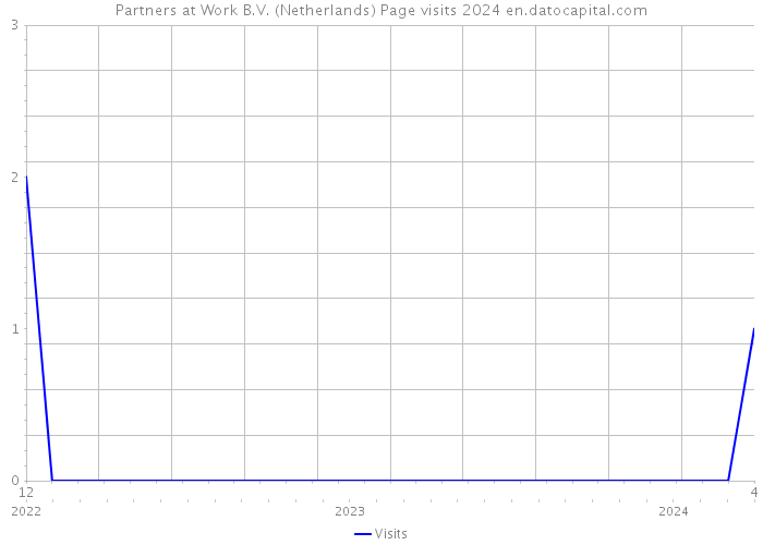 Partners at Work B.V. (Netherlands) Page visits 2024 