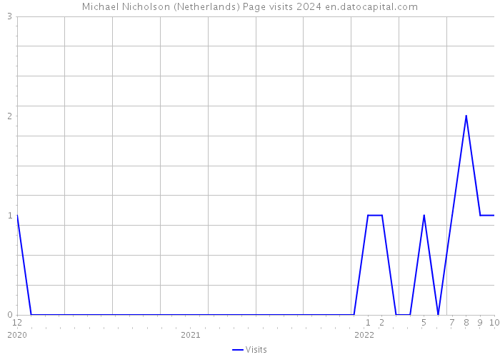 Michael Nicholson (Netherlands) Page visits 2024 