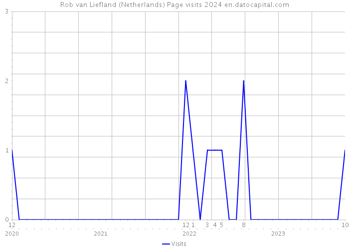 Rob van Liefland (Netherlands) Page visits 2024 