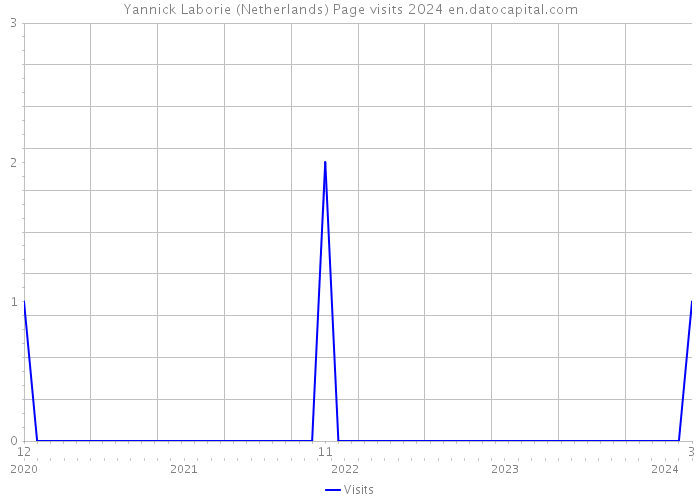 Yannick Laborie (Netherlands) Page visits 2024 