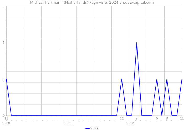 Michael Hartmann (Netherlands) Page visits 2024 