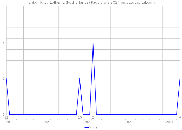 Janko Hotze Lolkema (Netherlands) Page visits 2024 