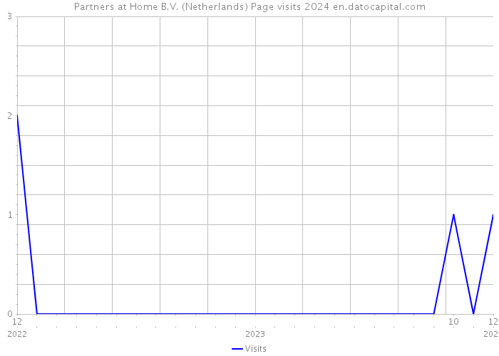 Partners at Home B.V. (Netherlands) Page visits 2024 