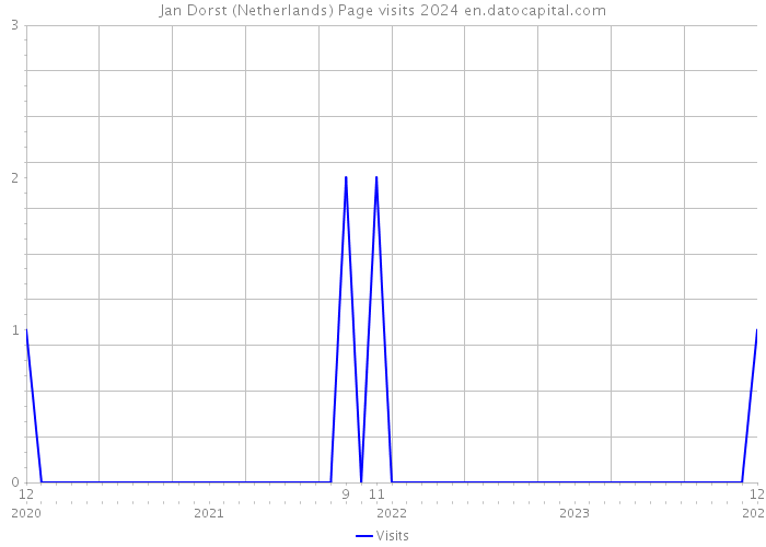 Jan Dorst (Netherlands) Page visits 2024 