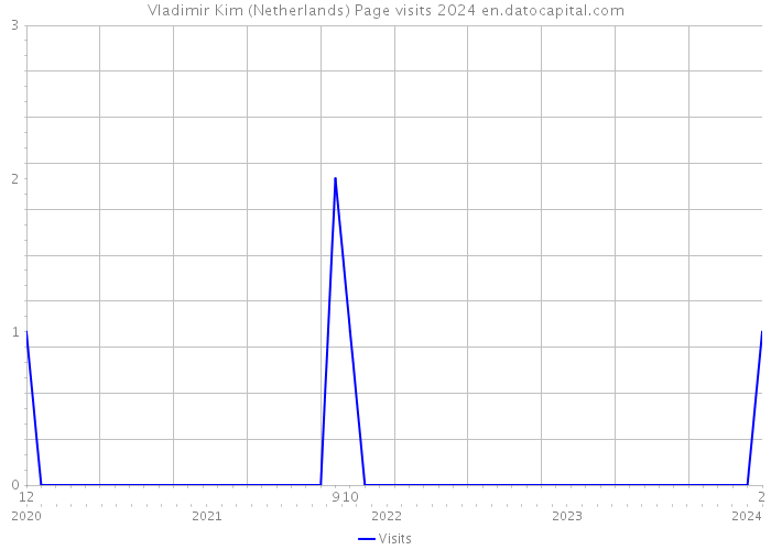 Vladimir Kim (Netherlands) Page visits 2024 