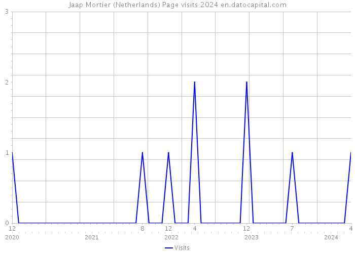 Jaap Mortier (Netherlands) Page visits 2024 