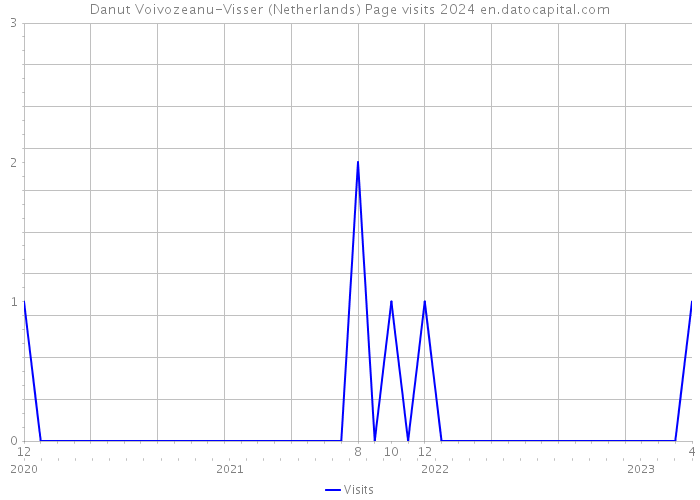 Danut Voivozeanu-Visser (Netherlands) Page visits 2024 