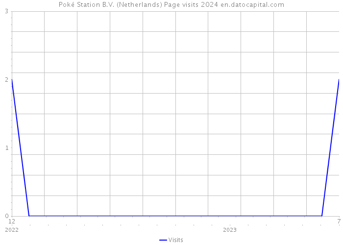 Poké Station B.V. (Netherlands) Page visits 2024 