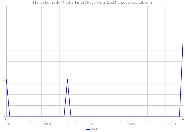 Marco Loffredo (Netherlands) Page visits 2024 