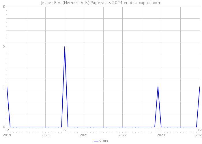 Jesper B.V. (Netherlands) Page visits 2024 