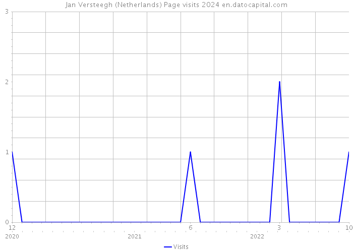 Jan Versteegh (Netherlands) Page visits 2024 