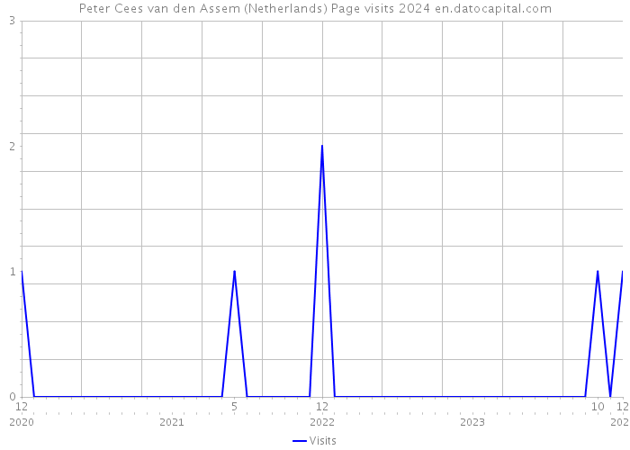 Peter Cees van den Assem (Netherlands) Page visits 2024 