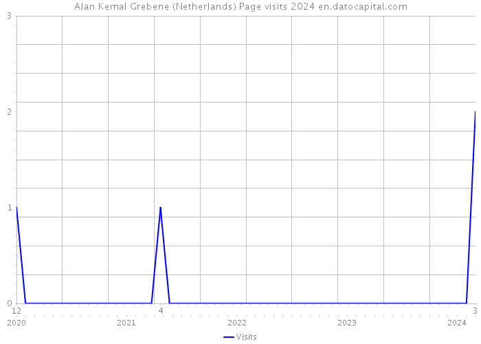 Alan Kemal Grebene (Netherlands) Page visits 2024 