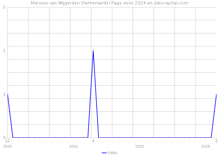 Marinus van Wijgerden (Netherlands) Page visits 2024 