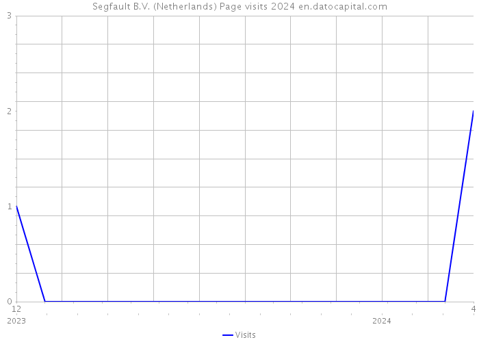 Segfault B.V. (Netherlands) Page visits 2024 