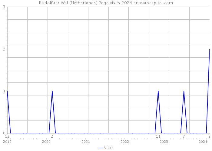 Rudolf ter Wal (Netherlands) Page visits 2024 