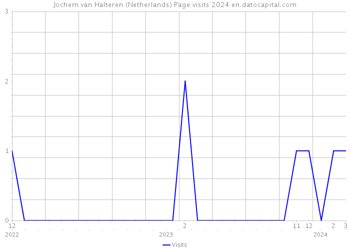Jochem van Halteren (Netherlands) Page visits 2024 