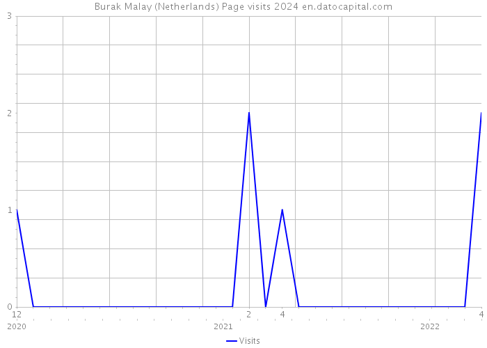 Burak Malay (Netherlands) Page visits 2024 