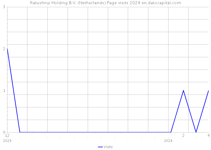 Ratushnyi Holding B.V. (Netherlands) Page visits 2024 