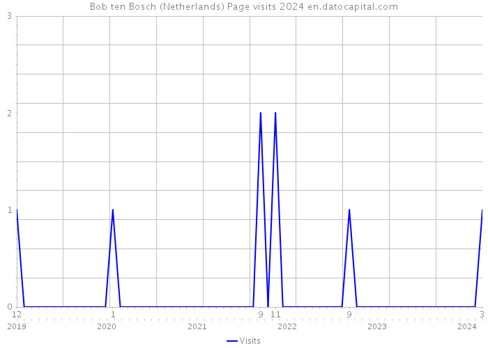 Bob ten Bosch (Netherlands) Page visits 2024 