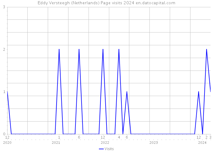 Eddy Versteegh (Netherlands) Page visits 2024 