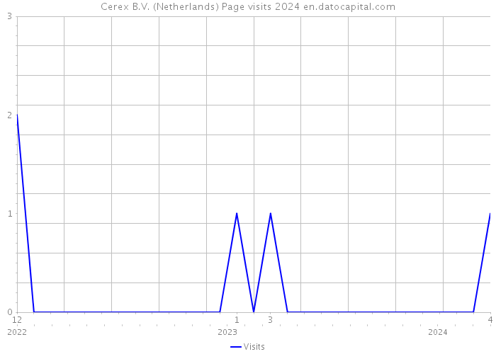 Cerex B.V. (Netherlands) Page visits 2024 