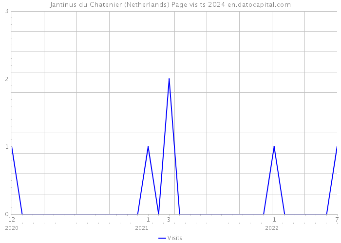 Jantinus du Chatenier (Netherlands) Page visits 2024 
