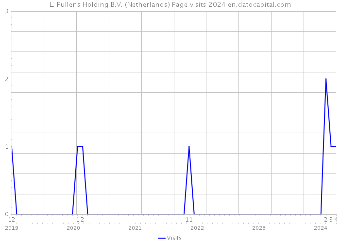 L. Pullens Holding B.V. (Netherlands) Page visits 2024 
