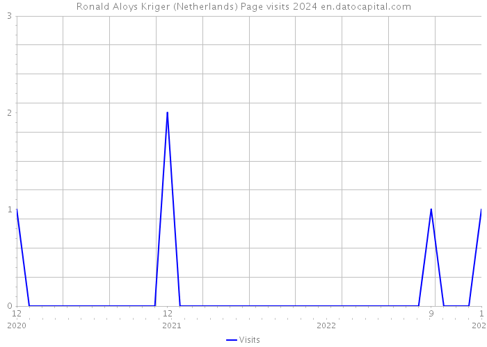 Ronald Aloys Kriger (Netherlands) Page visits 2024 