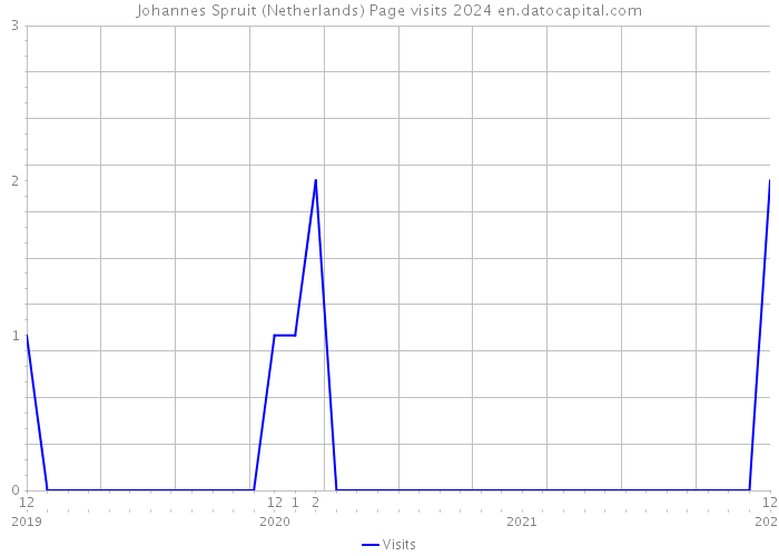 Johannes Spruit (Netherlands) Page visits 2024 