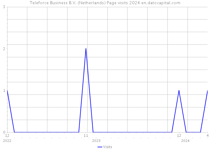Teleforce Business B.V. (Netherlands) Page visits 2024 