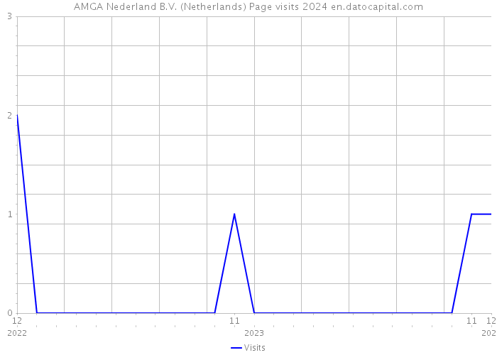 AMGA Nederland B.V. (Netherlands) Page visits 2024 