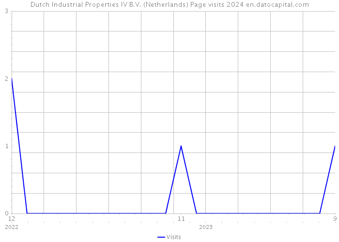 Dutch Industrial Properties IV B.V. (Netherlands) Page visits 2024 