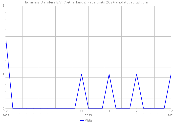 Business Blenders B.V. (Netherlands) Page visits 2024 