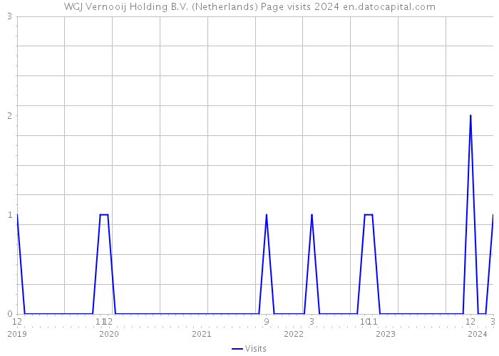 WGJ Vernooij Holding B.V. (Netherlands) Page visits 2024 