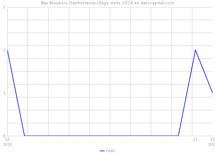 Bas Breukers (Netherlands) Page visits 2024 