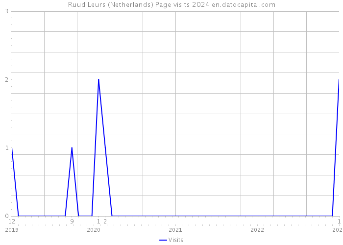 Ruud Leurs (Netherlands) Page visits 2024 
