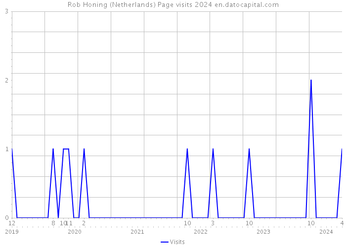 Rob Honing (Netherlands) Page visits 2024 