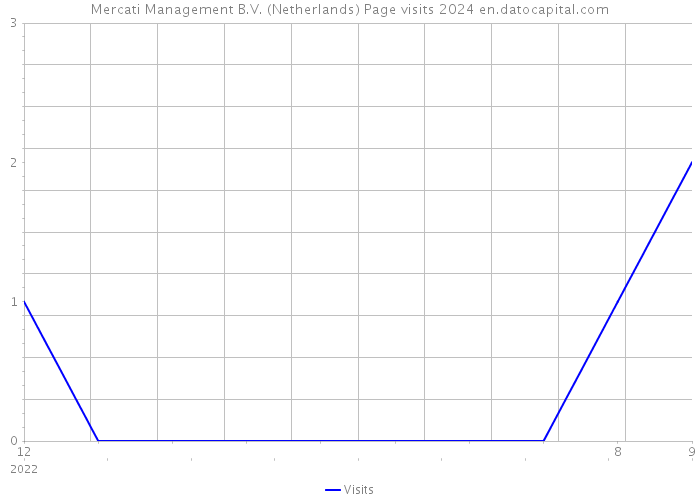 Mercati Management B.V. (Netherlands) Page visits 2024 