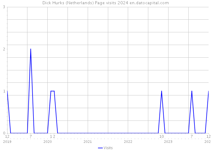 Dick Hurks (Netherlands) Page visits 2024 