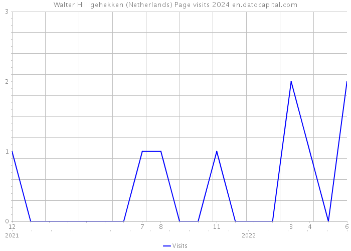 Walter Hilligehekken (Netherlands) Page visits 2024 